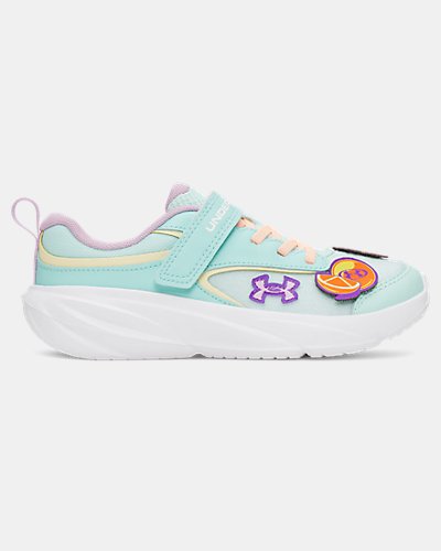 UA Surge 5 Patches Girls' Pre-School Running Shoes